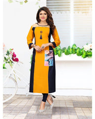 Beautiful Rayon 14KG Straight Kurti