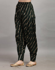 GUFRINA Rayon Printed A-Line Kurta with Embroidery & Patiala Bottom | Trending Indian Ethnic Wear Set | Ready to Wear Kurti Patiala