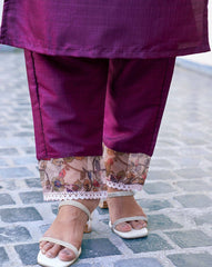 NYRIKA Women’s Embroidered Straight Kurta Set | Art Silk Ethnic Suit with Pants & Dupatta | Indian Pakistani Dress for Women Malaysia Online