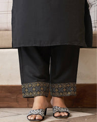 SKYLEE Women Embellished Cotton Blend Straight Kurta Suit Set with Dupatta | Ethnic Wear for Party, Wedding & Festive | Indian Pakistani Salwar Suit Dress Malaysia