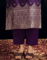 SKYLEE Women Printed Silk Blend Straight Kurta Suit Set with Dupatta & Pants | Stylish Indian Ethnic Wear for Women Malaysia