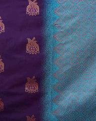 VASTRAHAAR Soft Silk Woven Saree with Contrast Border | Traditional Indian Saree with Blouse Piece | Designer Wedding & Party Wear Saree Malaysia Online