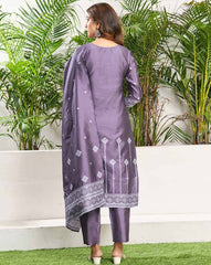 SKYLEE Women Silk Blend Woven Straight Kurta Set with Dupatta | Ethnic Wear Kurti Pant Set | Indian Pakistani Dress for Women | Festive & Party Wear Kurta Suit Malaysia