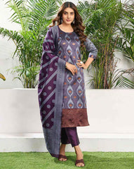 SKYLEE Women Silk Blend Self-Design Kurta Set with Pant & Dupatta | Elegant Ethnic Wear for Wedding, Party & Festive | Calf Length Salwar Suit