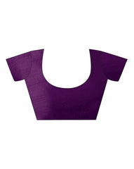 MORLY Women Kanjivaram Silk Saree with Contrast Border | Traditional Indian Saree | Wedding & Party Wear | Premium Silk Saree Malaysia Online