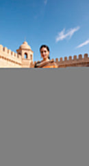 THE BANARASI SAREEIS MADE UP OF SILK THREADS WOVEN USING