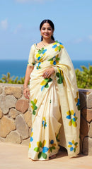 BEAUTIFUL DIGITAL PRINTED COTTON SAREE