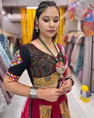 Muslin rayon stitched navratri chaniya choli