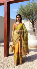 BEAUTIFUL DIGITAL PRINTED COTTON SAREE