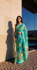 BEAUTIFUL DIGITAL PRINTED COTTON SAREE