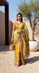 BEAUTIFUL DIGITAL PRINTED COTTON SAREE