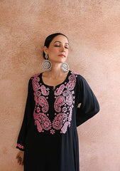 Rubaab Chikankari Rayon Straight Kurta Set | Festive & Office Wear | Premium 14KG Rayon | Malaysia Online Shopping