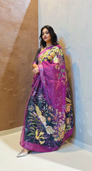 BEAUTIFUL DIGITAL PRINTED COTTON SAREE