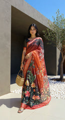 BEAUTIFUL DIGITAL PRINTED COTTON SAREE