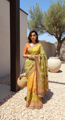 BEAUTIFUL DIGITAL PRINTED COTTON SAREE