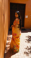 BEAUTIFUL DIGITAL PRINTED COTTON SAREE