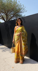 BEAUTIFUL DIGITAL PRINTED COTTON SAREE