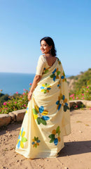 BEAUTIFUL DIGITAL PRINTED COTTON SAREE