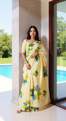 BEAUTIFUL DIGITAL PRINTED COTTON SAREE