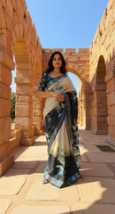 BEAUTIFUL DIGITAL PRINTED COTTON SAREE