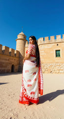 BEAUTIFUL DIGITAL PRINTED COTTON SAREE