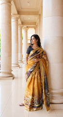 BEAUTIFUL DIGITAL PRINTED COTTON SAREE