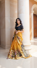 BEAUTIFUL DIGITAL PRINTED COTTON SAREE