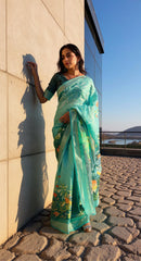 BEAUTIFUL DIGITAL PRINTED COTTON SAREE