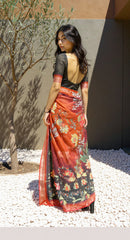 BEAUTIFUL DIGITAL PRINTED COTTON SAREE