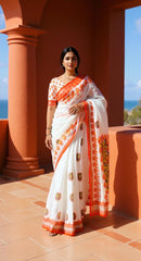 BEAUTIFUL DIGITAL PRINTED COTTON SAREE