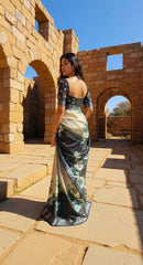 BEAUTIFUL DIGITAL PRINTED COTTON SAREE