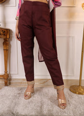 ✨ Premium Muslin Chanderi Kurta Set with Printed & Embroidered Design | Party Wear Kurti with Trouser & Dupatta | Festive & Wedding Collection Malaysia ✨