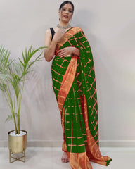 Premium Georgette 1 Minute Ready to wear sarees