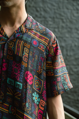 Men’s Fancy Printed Cuban Collar Shirt for Men | Stylish Rayon Casual Partywear Shirt