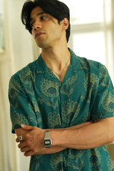 Men’s Fancy Printed Cuban Collar Shirt for Men | Stylish Rayon Casual Partywear Shirt