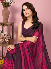 Soft Nylon georgette 1 Minute Ready to wear Saree