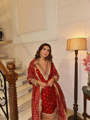 Shubh shree lal kurta set