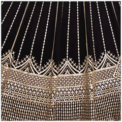 Black Wedding Lehenga Choli collection for women