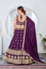 New Purple Wedding Lehenga Choli collection