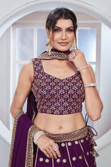 New Purple Wedding Lehenga Choli collection
