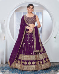 New Purple Wedding Lehenga Choli collection