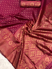 Trending colors of weaving silk saree