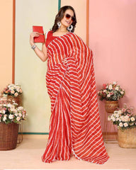 4 Trendy color of Georgette one minute ready to wear saree