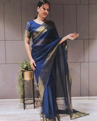 Premium Georgette 1 Minute Ready to wear sarees
