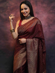 Trending colors of weaving silk saree