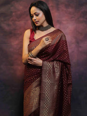 Trending colors of weaving silk saree