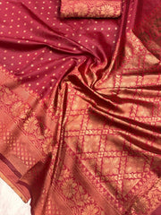 Trending colors of weaving silk saree
