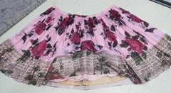 Pink color organza sequins embroidery designer wedding lehenga choli