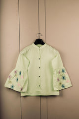 Trendy Women’s Printed Cotton Blend Top – Stylish 3/4 Sleeve Casual Tunic | Comfortable Daily Wear Malaysia 2025 (C-02)