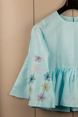 C05 Classy Graceful Women’s Tops & Tunics – Solid Cotton Blend | Elegant 3/4 Sleeve Casual & Office Wear Malaysia 2025